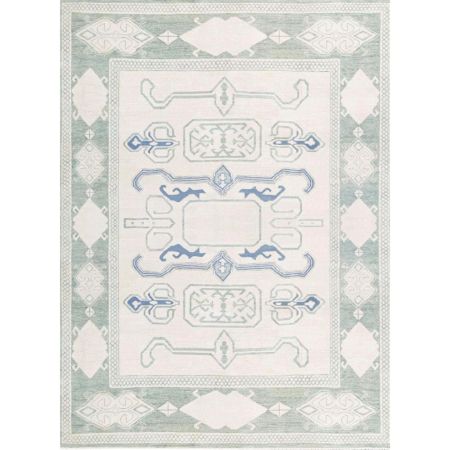 Azure  Handknotted Wool Rug